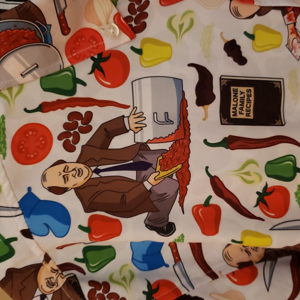 RSVLTS x The Office Kevin's Famous Chili Kunuflex Short Sleeve Shirt L NWT. - Picture 5 of 9